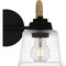 Quoizel Seabreeze Bath 2 Lights Matte Black SEB8614MBK - alternate 2